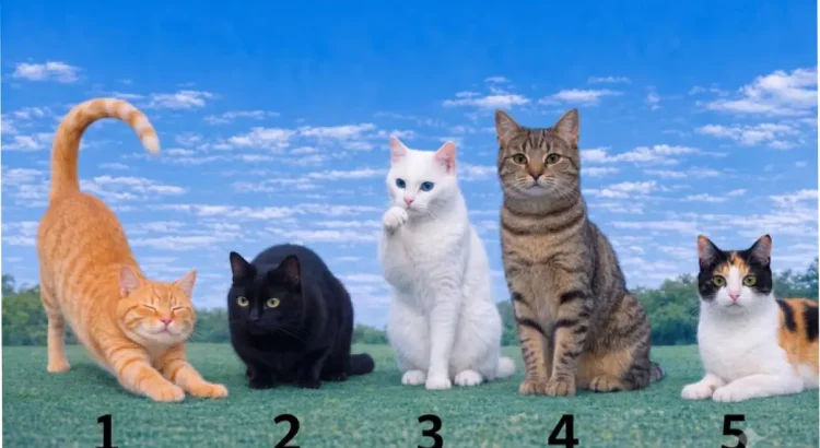 Kedilerin karakterlerini belirlemek için psikolojik bir test